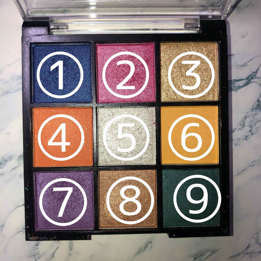UR GLAM　BLOOMING EYE COLOR PALETTE/U R GLAM/アイシャドウパレットを使ったクチコミ（2枚目）