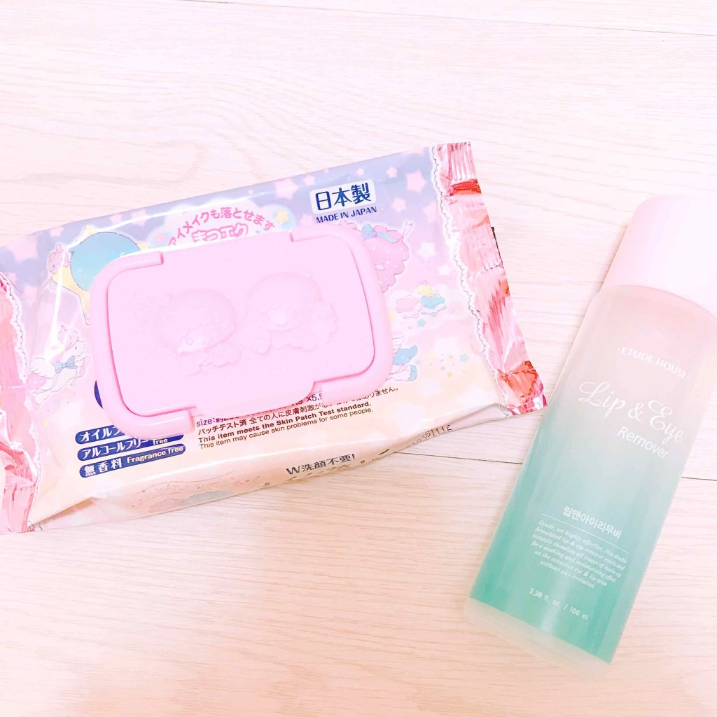 メイク落としのクレンジングティッシュ/DAISO/クレンジングシートを使ったクチコミ(1枚目)