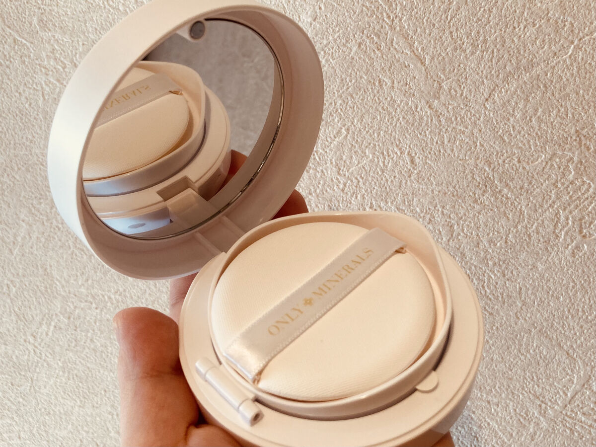 ミネラルトーンアップクッションBB  【旧】本体/ONLY MINERALS/クッションファンデーションを使ったクチコミ（2枚目）
