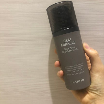 ジェムミラクル ブラックパール O2バブルマスク/the SAEM/洗い流すパック・マスクを使ったクチコミ(1枚目)