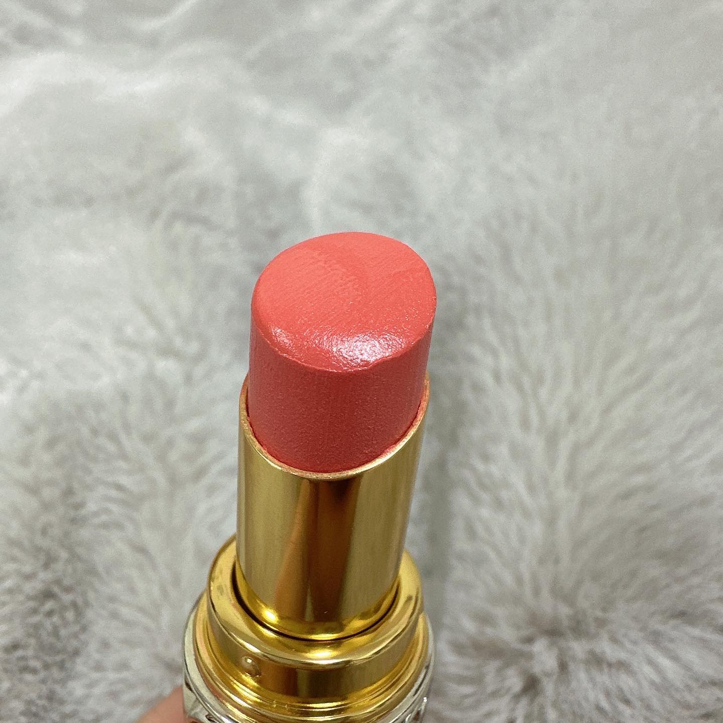 ルージュ ヴォリュプテ シャイン No.15 コライユスポンティニー/YVES SAINT LAURENT BEAUTE/口紅を使ったクチコミ（2枚目）