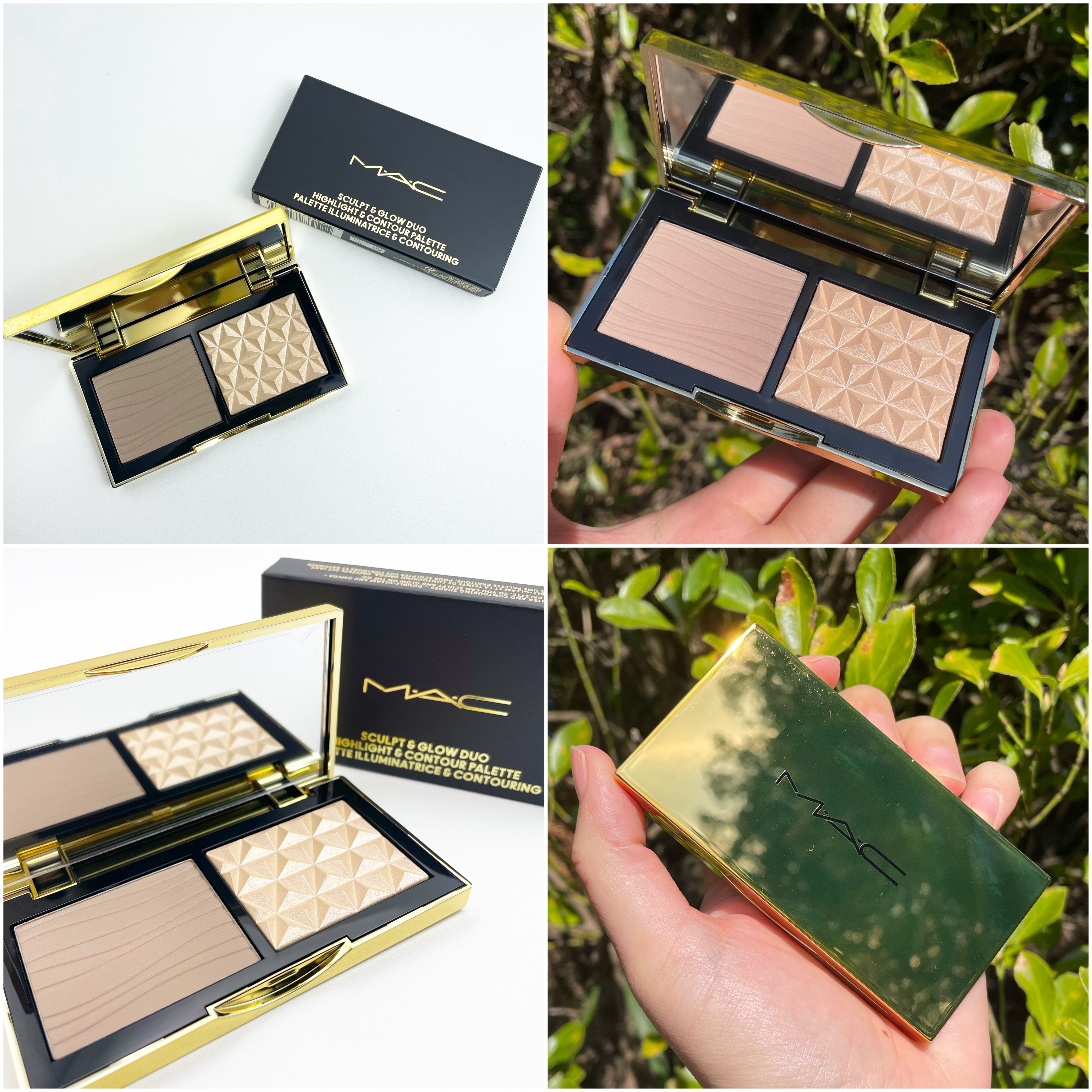 スカルプト&グロウ デュオ ハイライト&コントアーパレット/M・A・C/プレストパウダーを使ったクチコミ（2枚目）