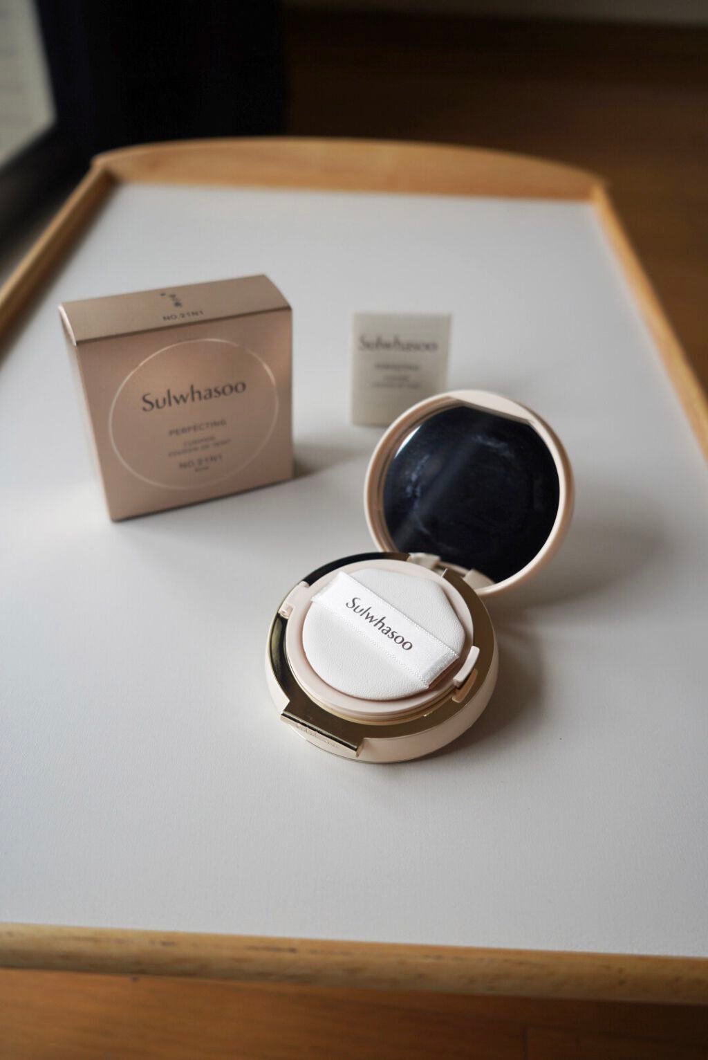 パーフェクティング クッション/エアリ/Sulwhasoo/クッションファンデーションを使ったクチコミ(4枚目)