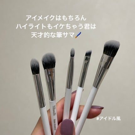 fillimilli アイメイクブラシセット/fillimilli/メイクブラシを使ったクチコミ(2枚目)