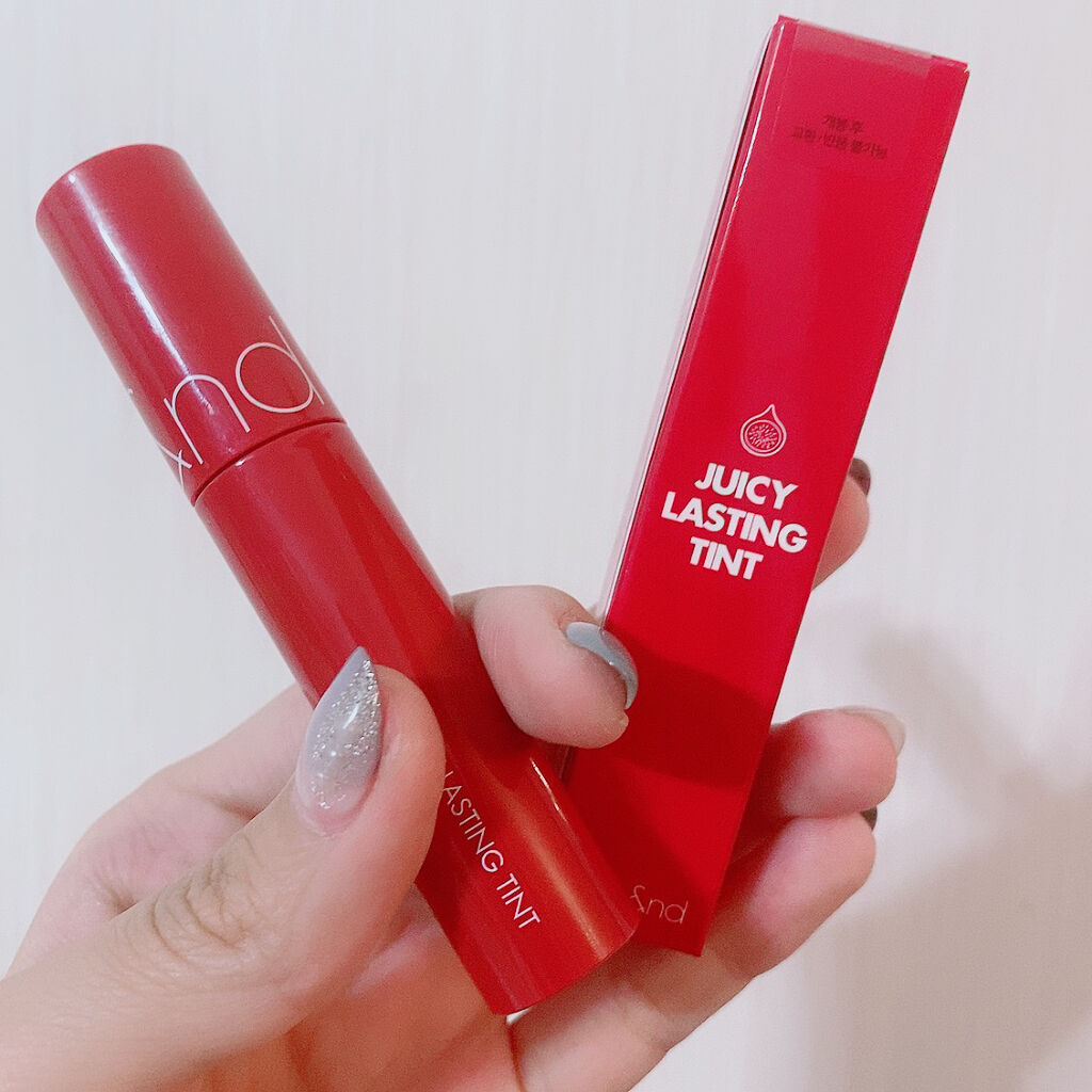 ジューシーラスティングティント/rom&nd/リップティントを使ったクチコミ（1枚目）