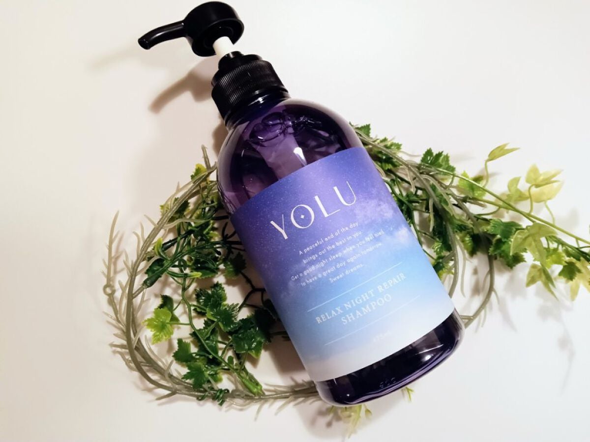 リラックスナイトリペア シャンプー/トリートメント/YOLU/市販シャンプーを使ったクチコミ(1枚目)