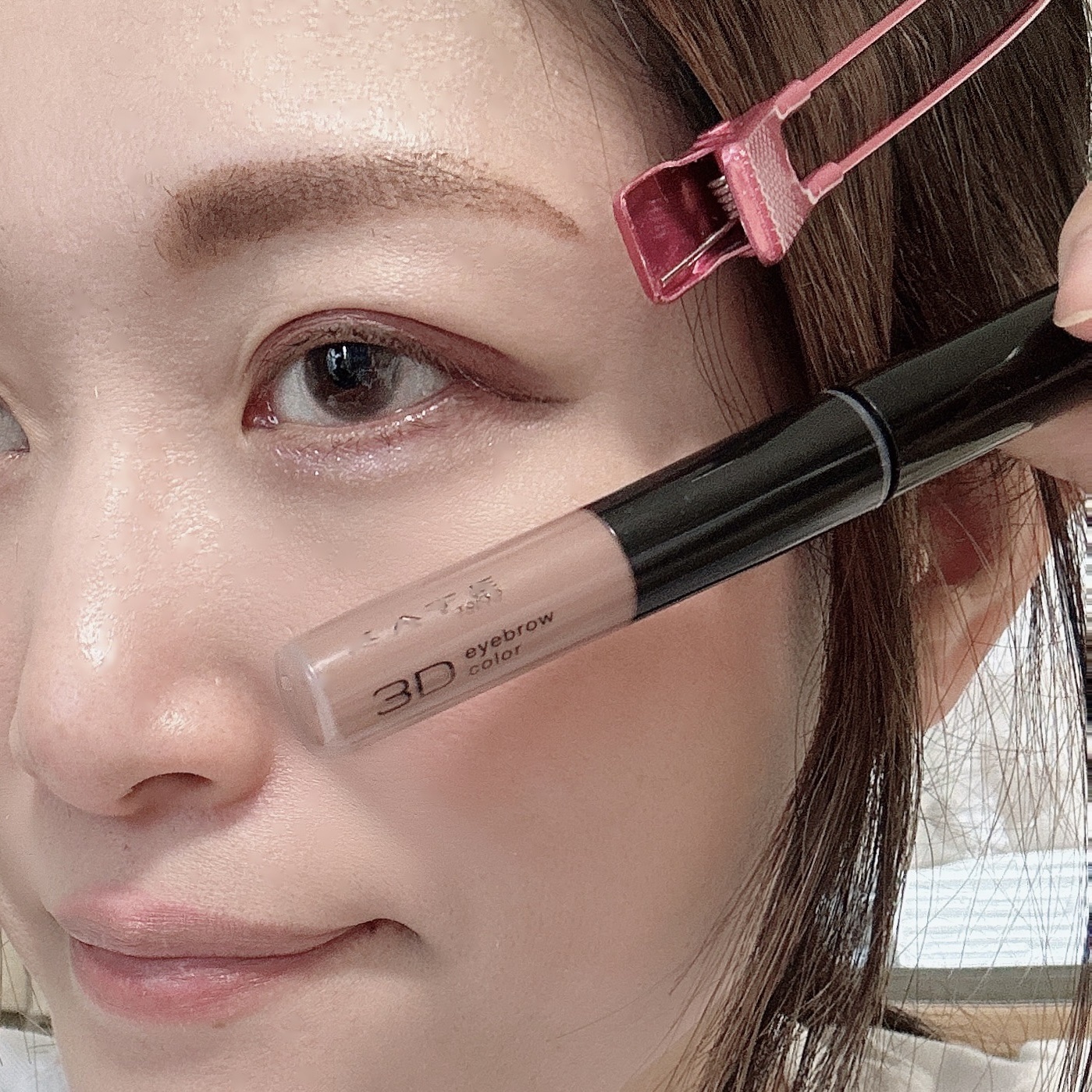3DアイブロウカラーN/KATE/眉マスカラを使ったクチコミ（1枚目）