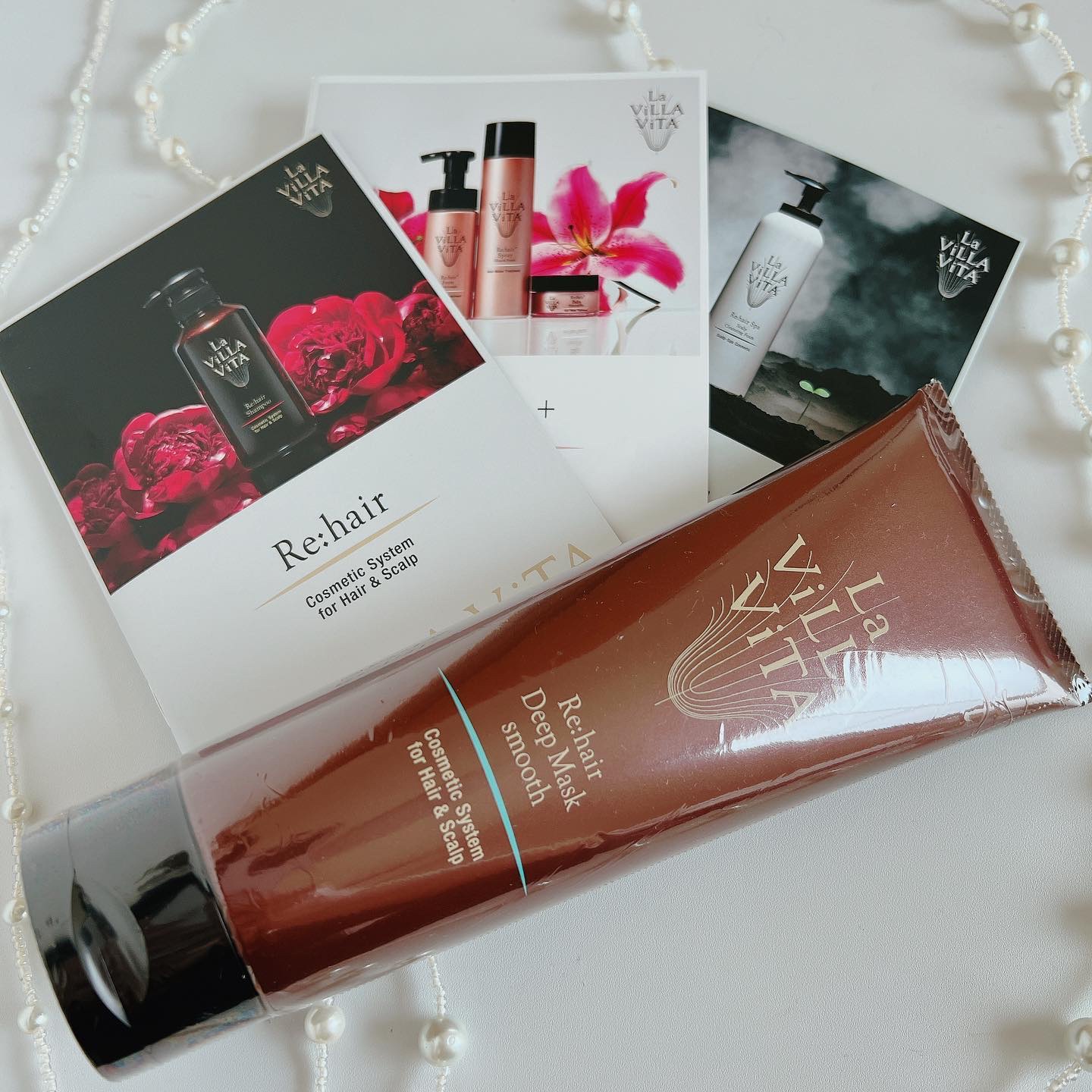リ・ヘア ディープマスク スムース/La ViLLA ViTA/ヘアマスク・ヘアパックを使ったクチコミ（2枚目）