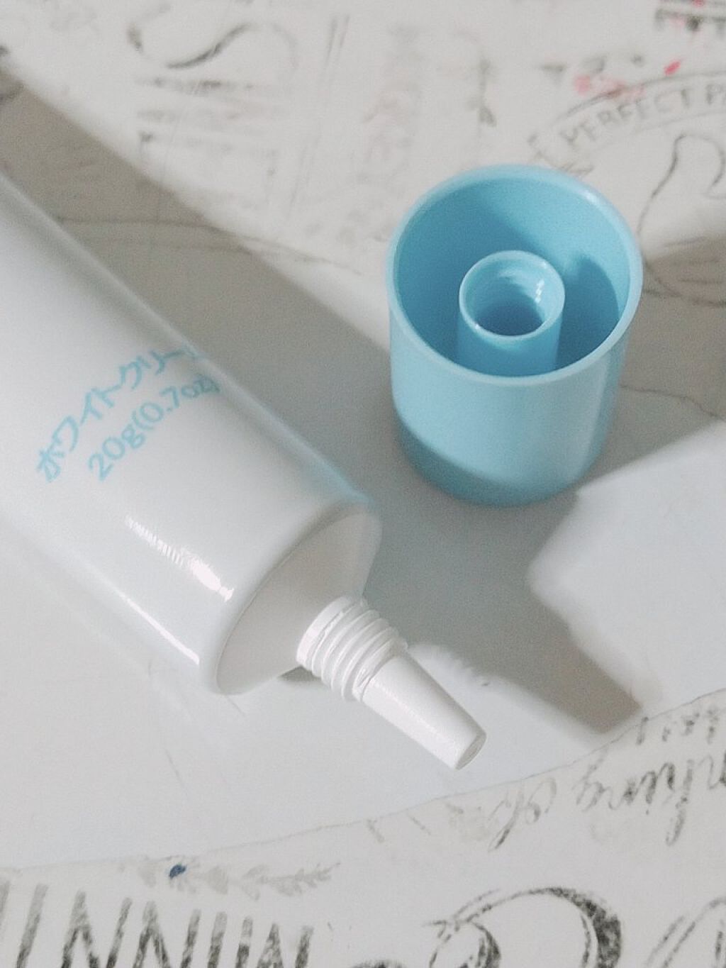 日本製ホワイトクリームＤ/DAISO/化粧下地を使ったクチコミ（2枚目）