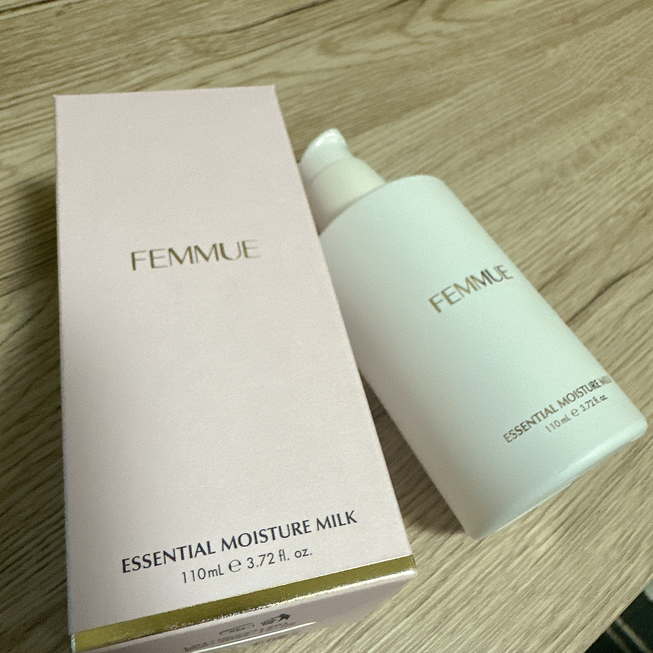 エッセンシャル モイスチャーミルク/FEMMUE/乳液を使ったクチコミ（1枚目）