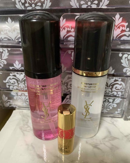 ルージュ ヴォリュプテ シャイン/YVES SAINT LAURENT BEAUTE/口紅を使ったクチコミ(3枚目)