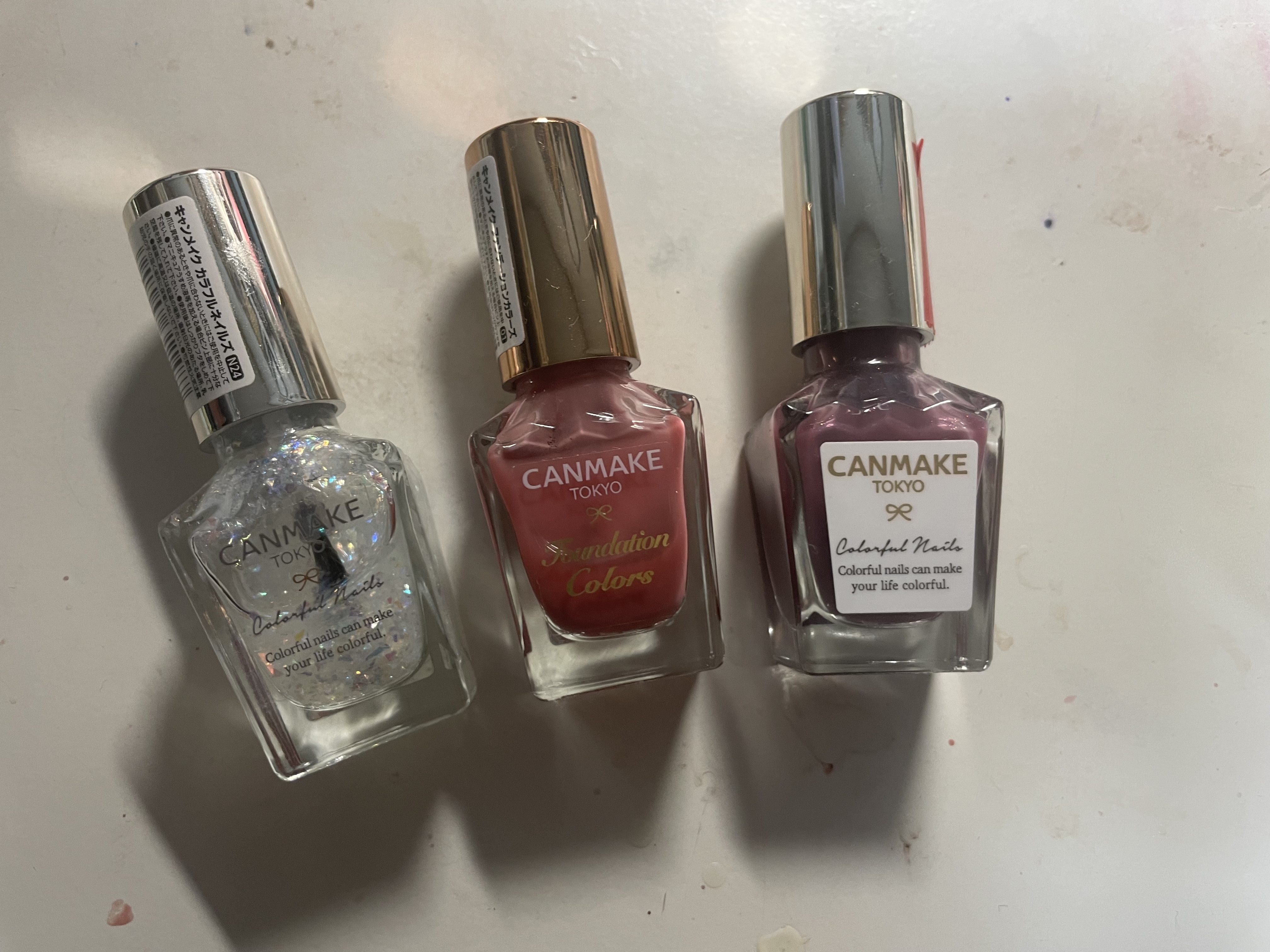 カラフルネイルズ/キャンメイク/マニキュアを使ったクチコミ（2枚目）