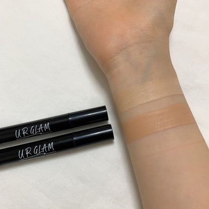 UR GLAM COVER&HIGHLIGHT CONCEALER/U R GLAM/リキッドコンシーラーを使ったクチコミ(5枚目)