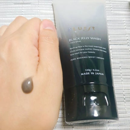 BLACK JELLY WASH(ブラックジェリーウォッシュ)/PLUEST/その他洗顔料を使ったクチコミ(2枚目)