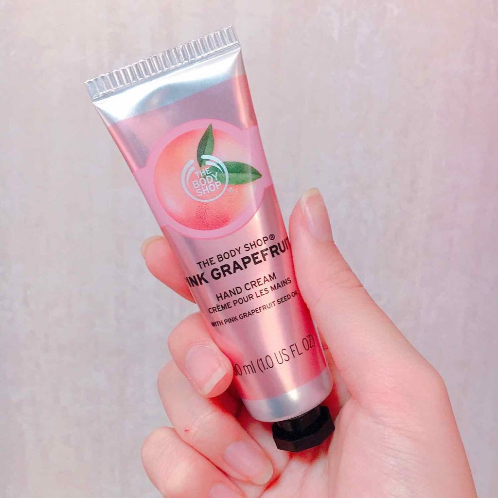 ハンドクリーム ピンクグレープフルーツ/THE BODY SHOP/ハンドクリームを使ったクチコミ（1枚目）