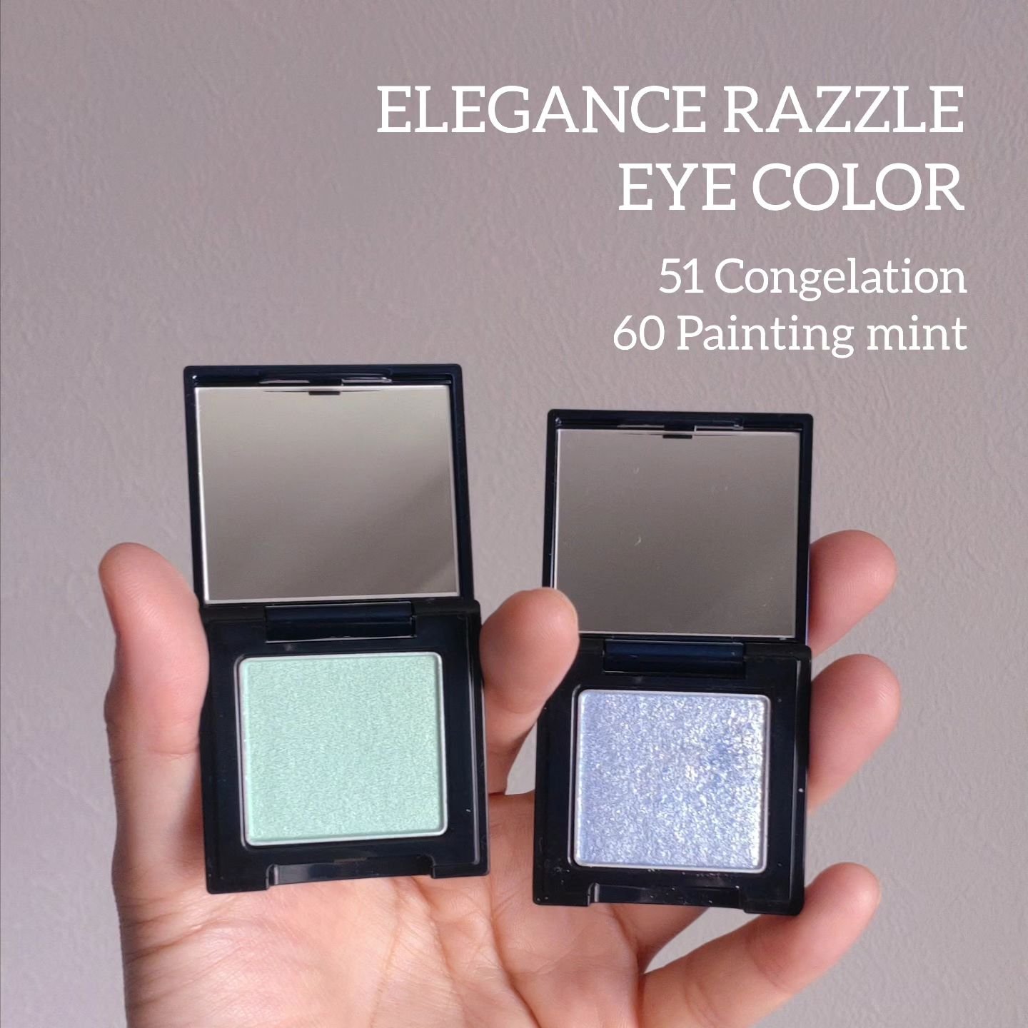 ラズル アイカラー 51 Congelation/エレガンス ラズル /単色アイシャドウを使ったクチコミ（1枚目）