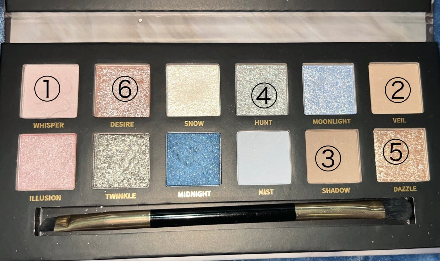 エクスプローラ12色 動物アイシャドウパレット/PERFECT DIARY/アイシャドウパレットを使ったクチコミ(1枚目)