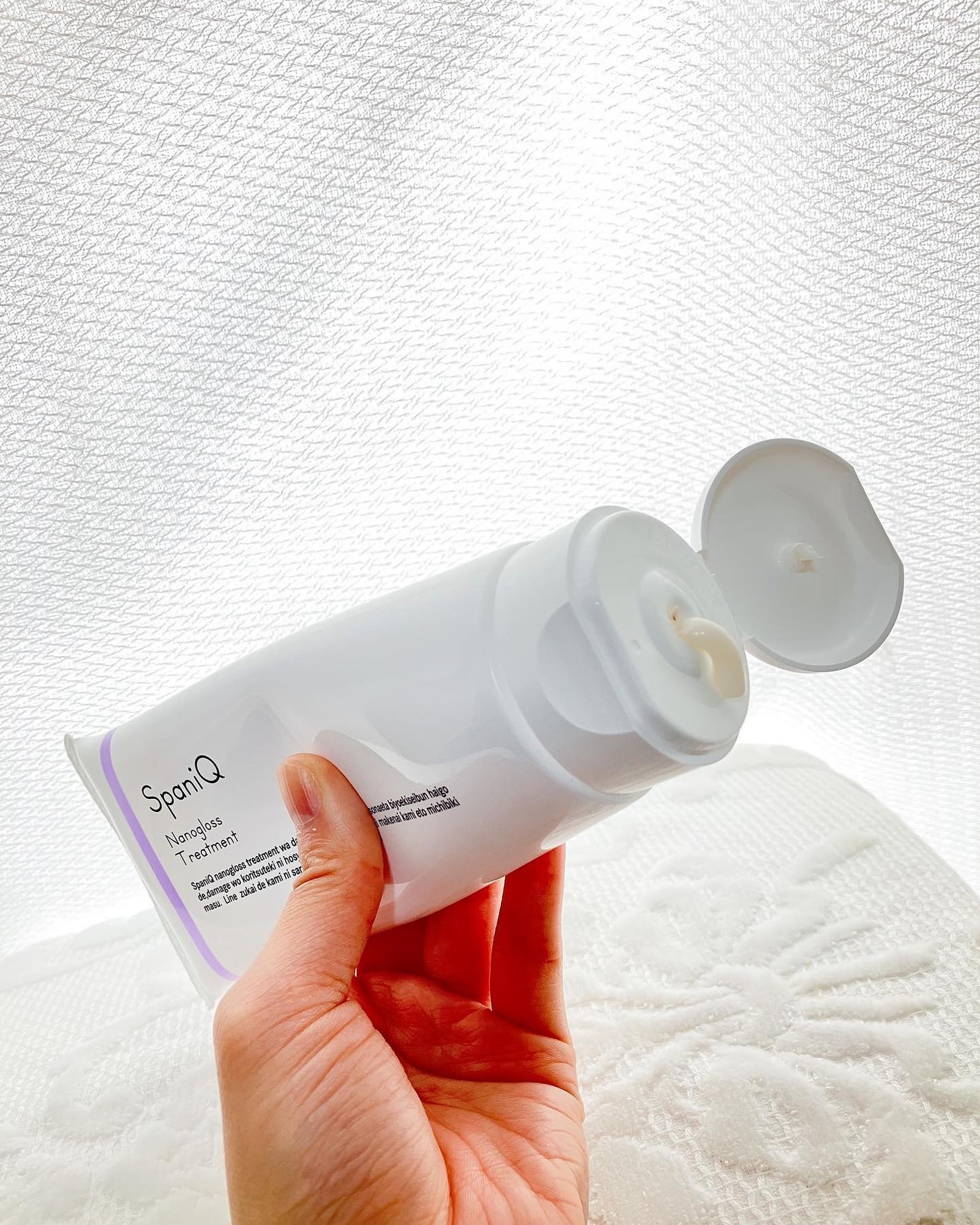 ナノグロストリートメント/SpaniQ/洗い流すヘアトリートメントを使ったクチコミ(3枚目)