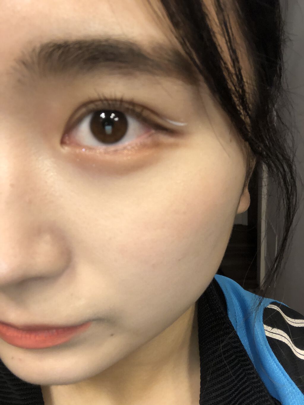 EYE OPENING LINER/UZU BY FLOWFUSHI/リキッドアイライナーを使ったクチコミ（3枚目）