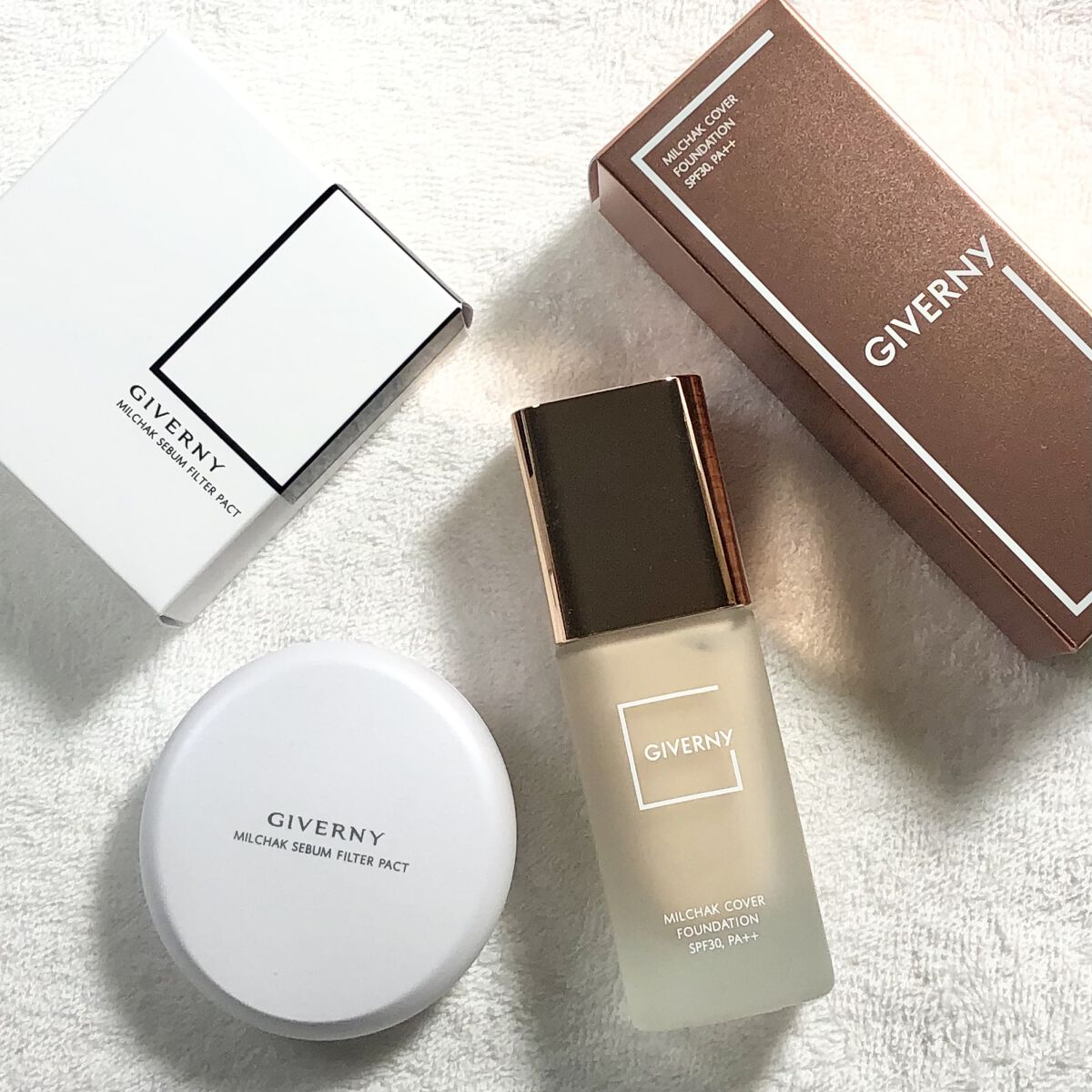 密着カバーファンデーション/GIVERNY/リキッドファンデーションを使ったクチコミ（1枚目）