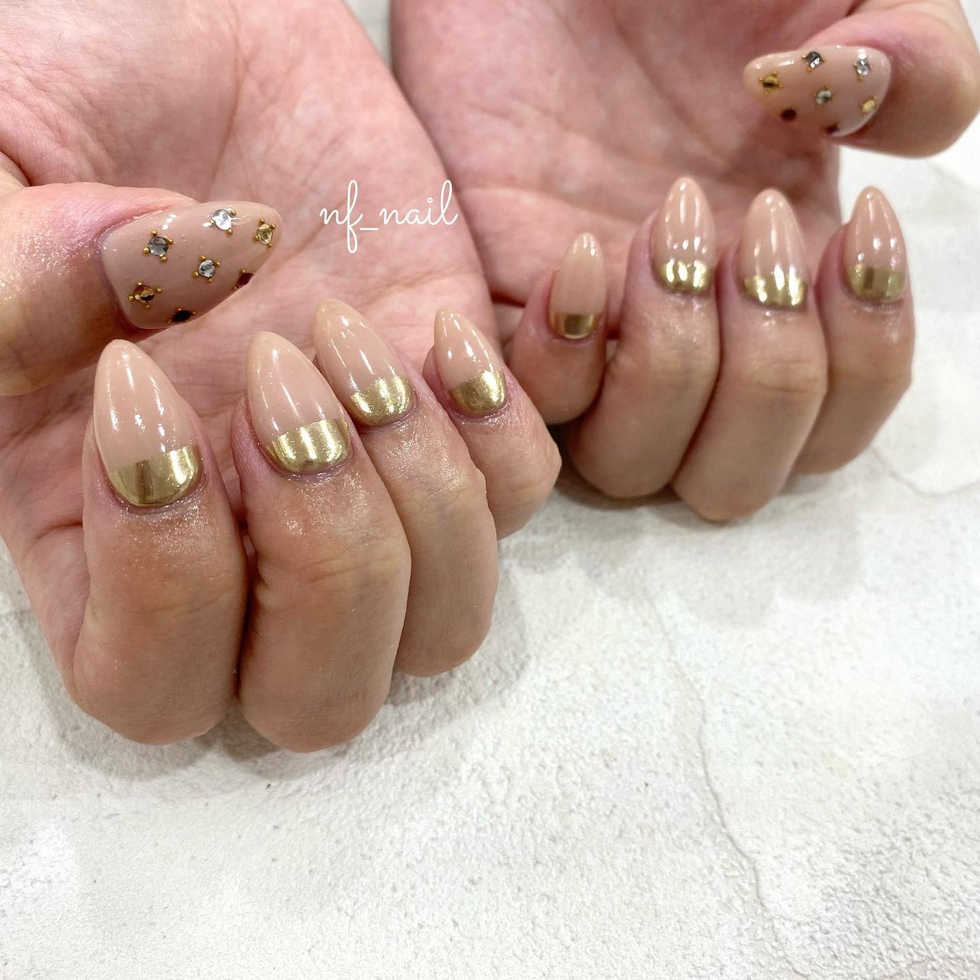 Natsumi◎nailist on LIPS 「simple.💎.#ネイル#ネイルデザイン#ネイルアート#..」(2枚目)