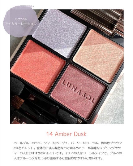 アイカラーレーション/LUNASOL/アイシャドウパレットを使ったクチコミ(6枚目)