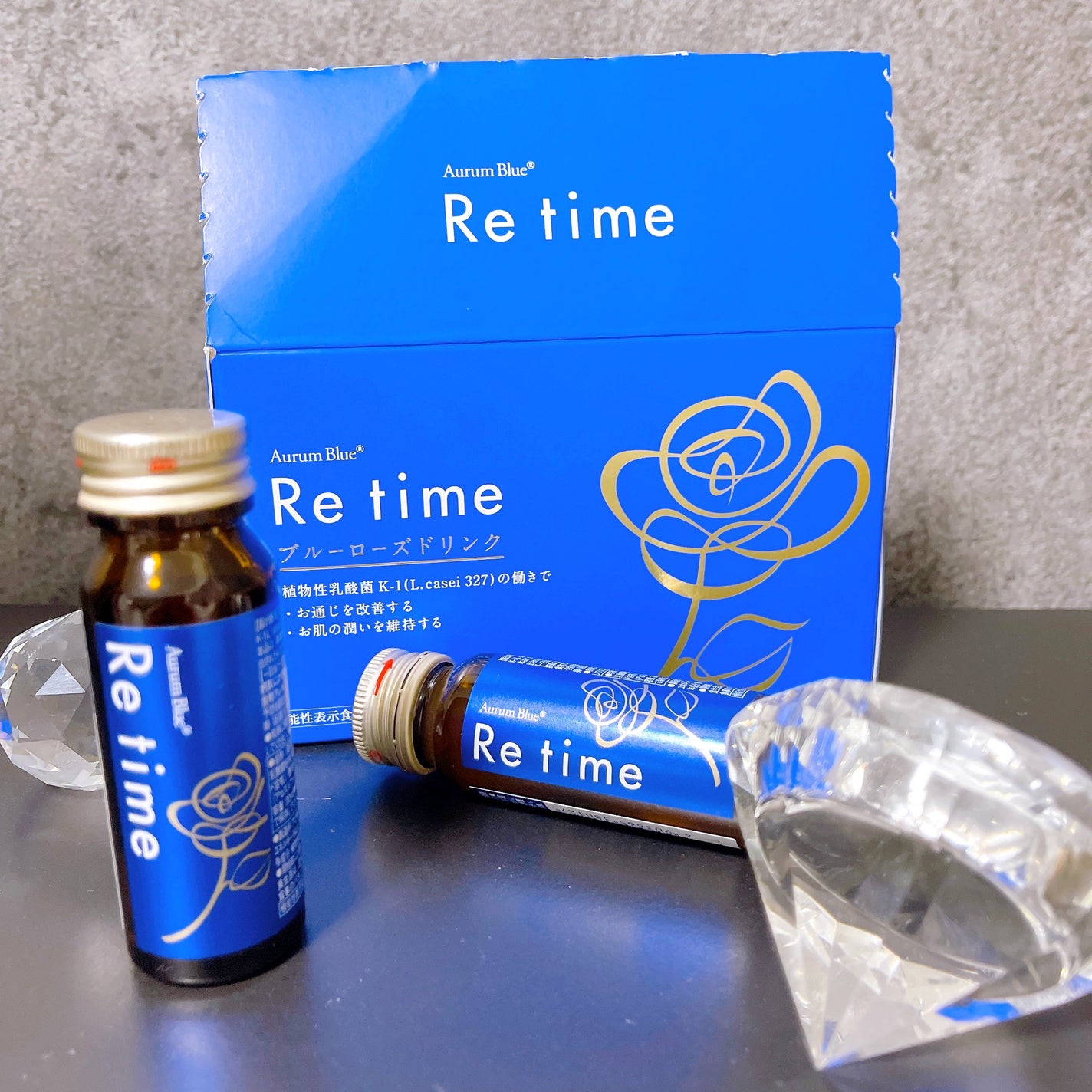 Re time ブルーローズドリンク/オーラムブルー/美容ドリンクを使ったクチコミ(2枚目)