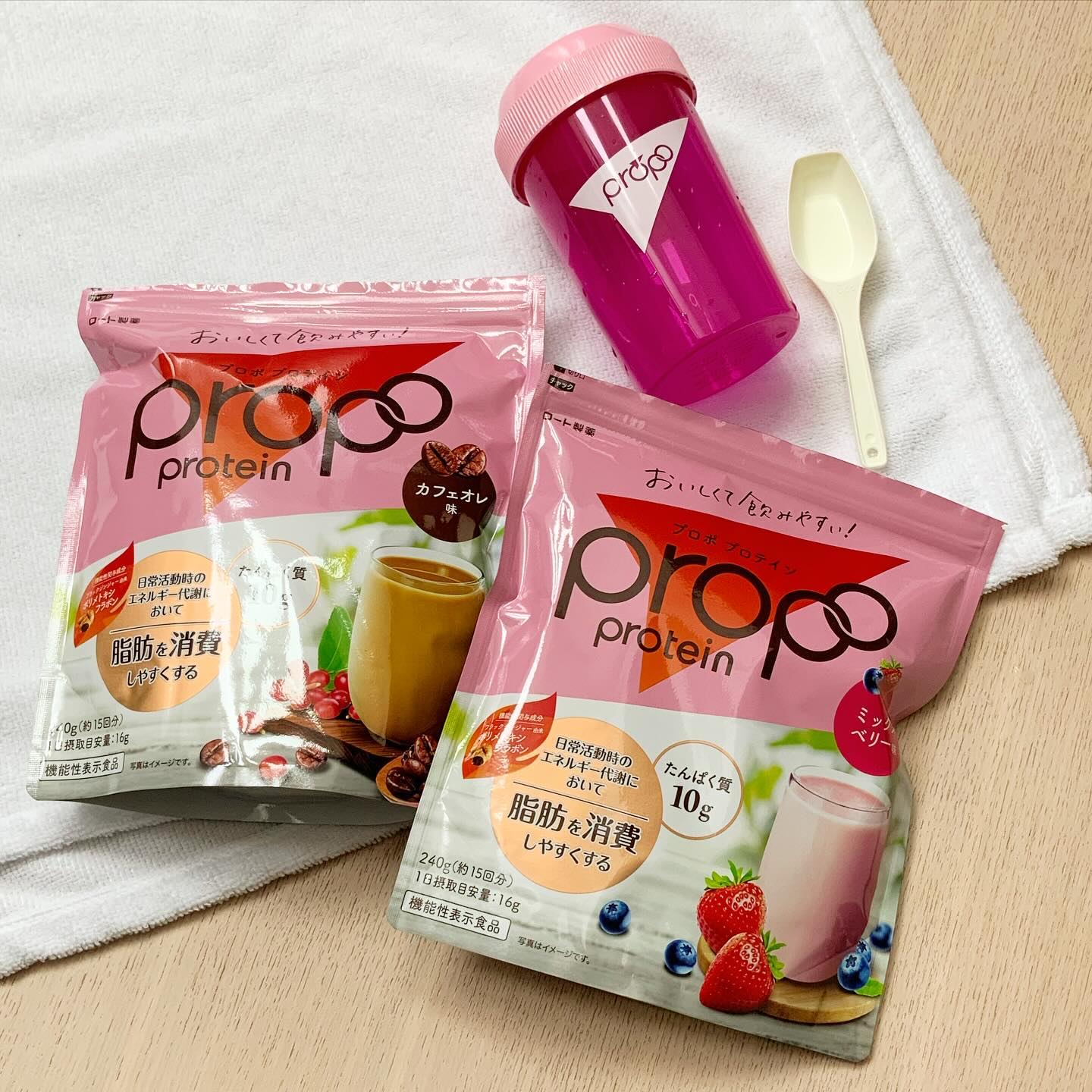 プロポ プロテイン(カフェオレ味)/ロート製薬/その他プロテインを使ったクチコミ（1枚目）