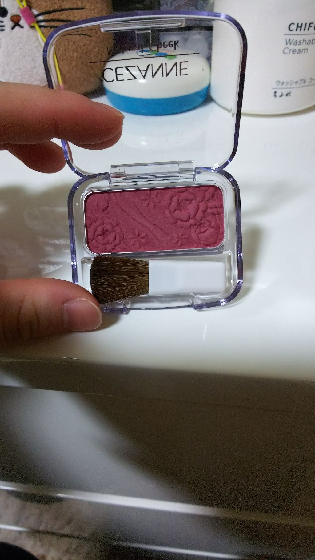 ナチュラル チークN/CEZANNE/パウダーチークを使ったクチコミ（2枚目）