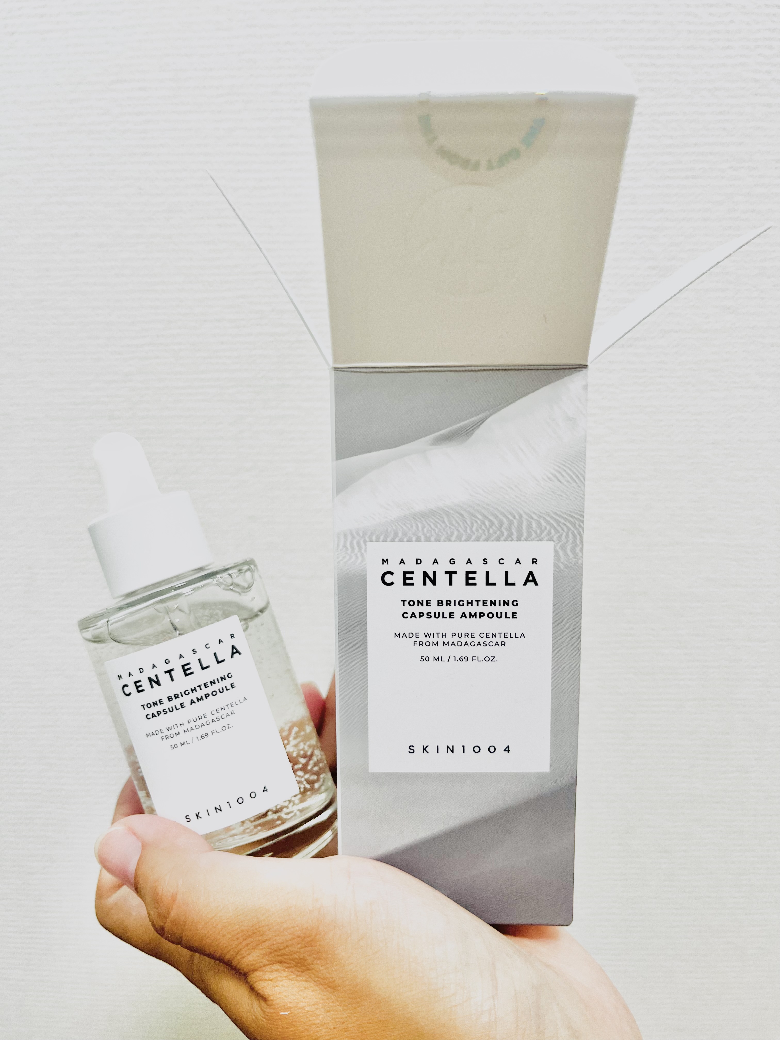 トーンブライトニング カプセルアンプル/SKIN1004/美容液を使ったクチコミ（1枚目）