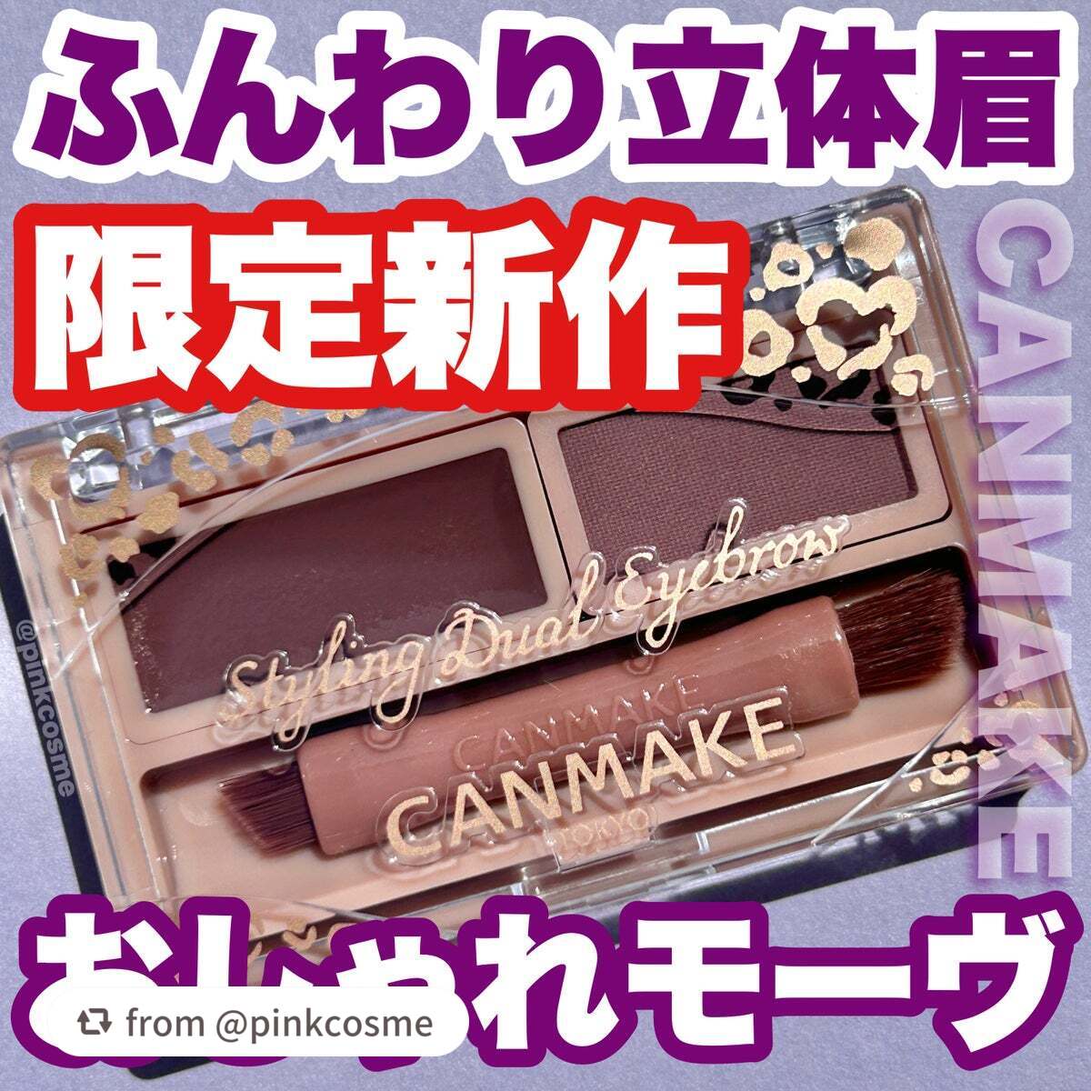 スタイリングデュアルアイブロウ/キャンメイク/アイブロウを使ったクチコミ(1枚目)