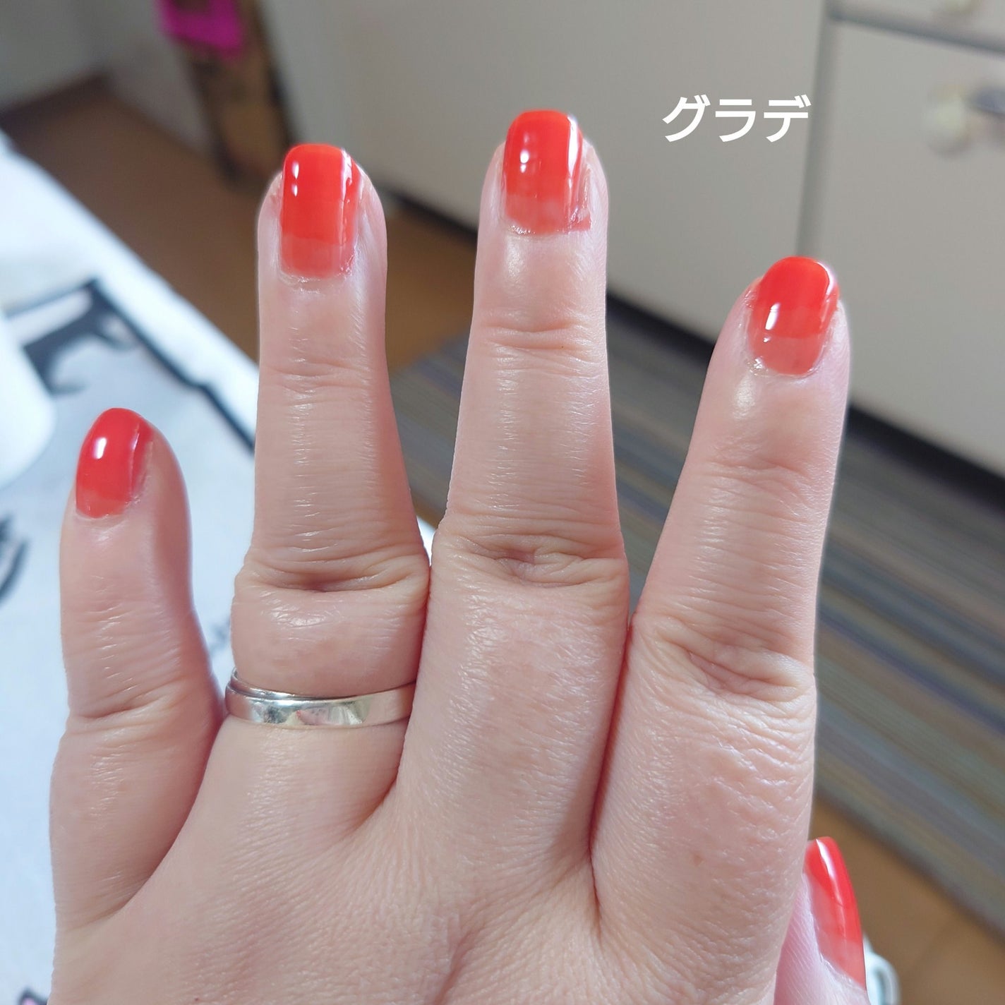 ムードペブルネイル/rom&nd/マニキュアを使ったクチコミ(3枚目)