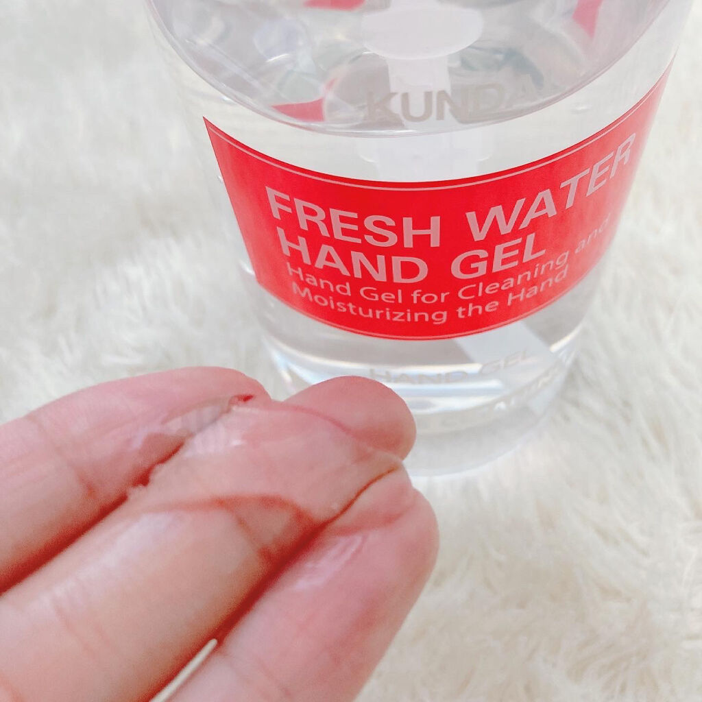 フラッシュウォーター消毒ハンドジェル/KUNDAL/ハンドジェルを使ったクチコミ（2枚目）