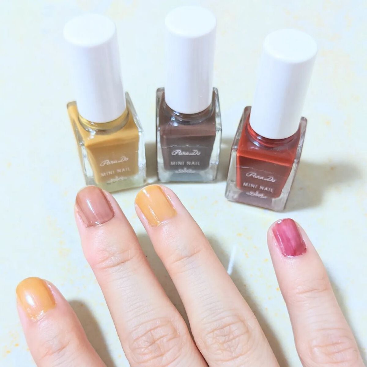 ミニネイル/パラドゥ/マニキュアを使ったクチコミ(3枚目)