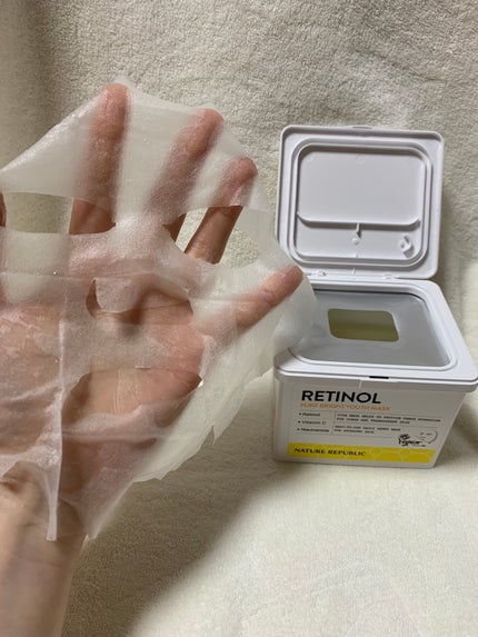 キューブマスク レチノール/ネイチャーリパブリック/シートマスク・パックを使ったクチコミ(3枚目)