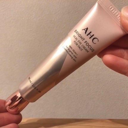 ブライト フォーカス リアル アイクリーム フォーフェイス/AHC/アイケア・アイクリームを使ったクチコミ(4枚目)