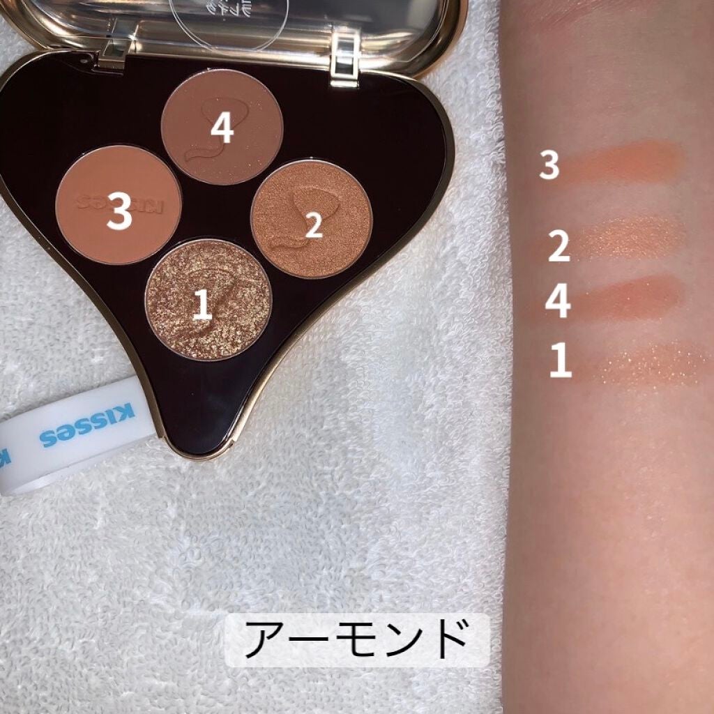 キスチョコレート プレイカラーアイズ/ETUDE/アイシャドウパレットを使ったクチコミ(4枚目)