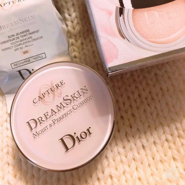 カプチュール ドリームスキン モイスト クッション SPF50 /PA+++  000 ドリームスキン/Dior/クッションファンデーションを使ったクチコミ（2枚目）