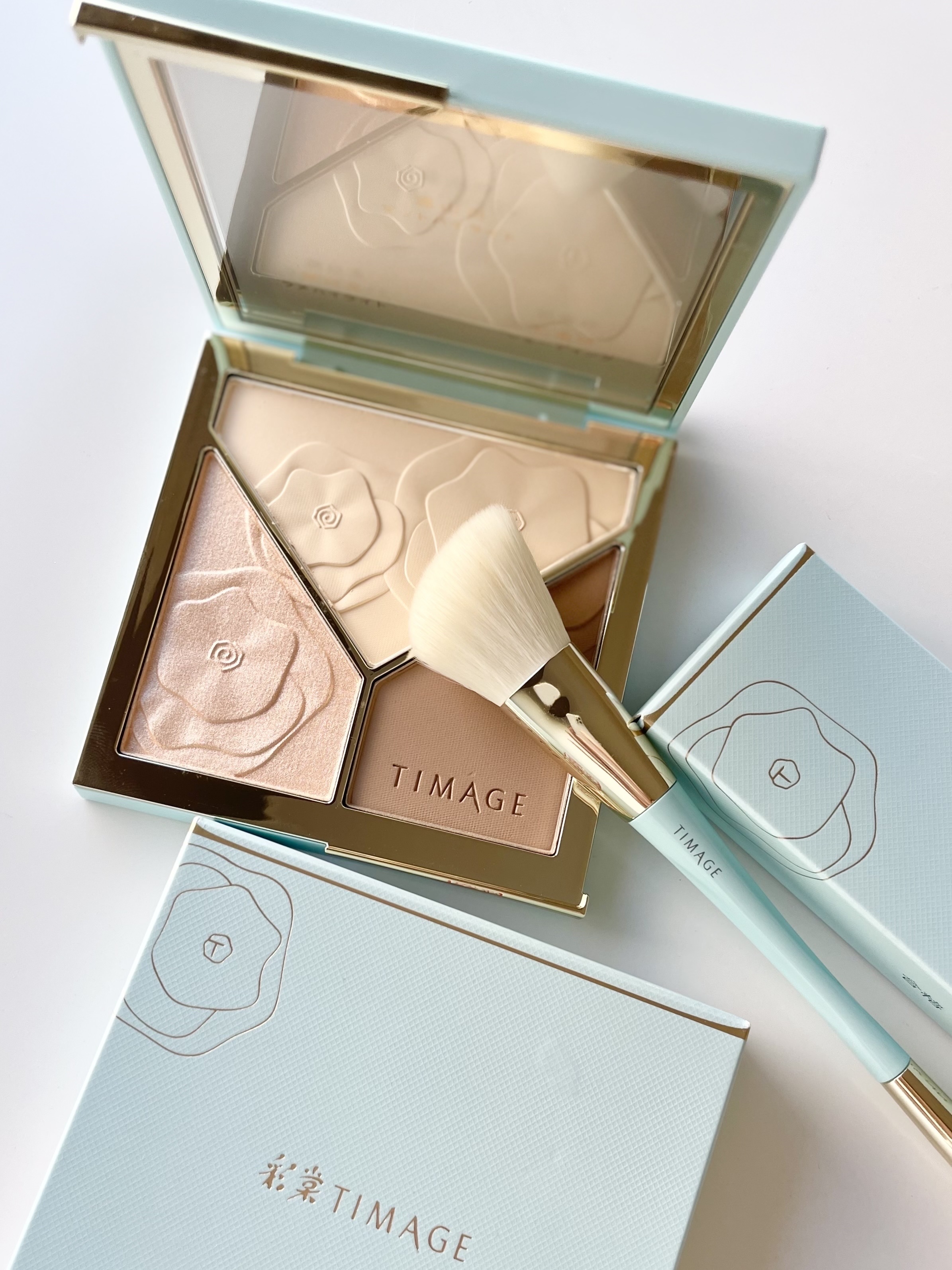 ハイライトシェーディングパレット/TIMAGE/パウダーハイライトを使ったクチコミ（1枚目）