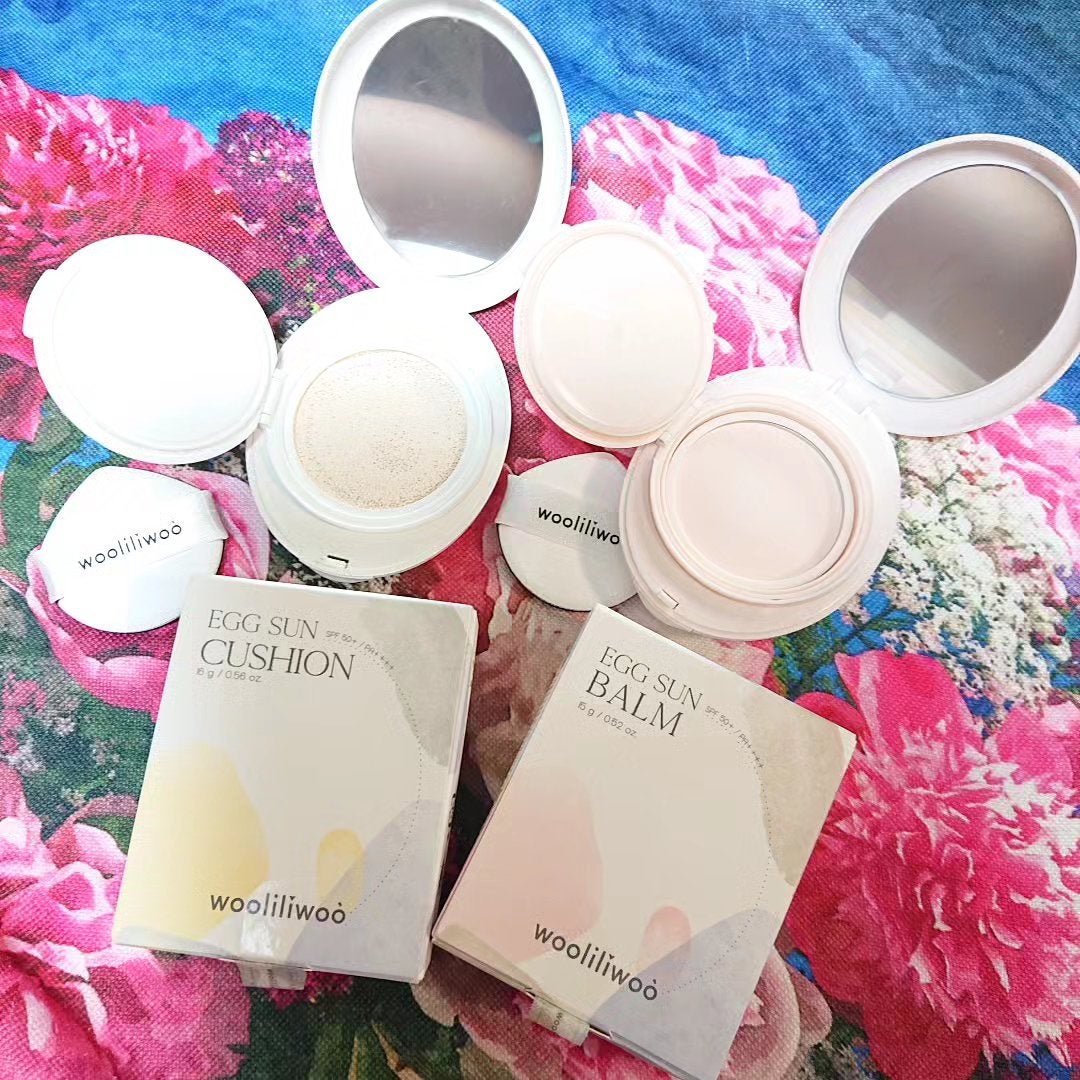 エッグサンクッション/wooliliwoo/日焼け止めローションを使ったクチコミ(1枚目)