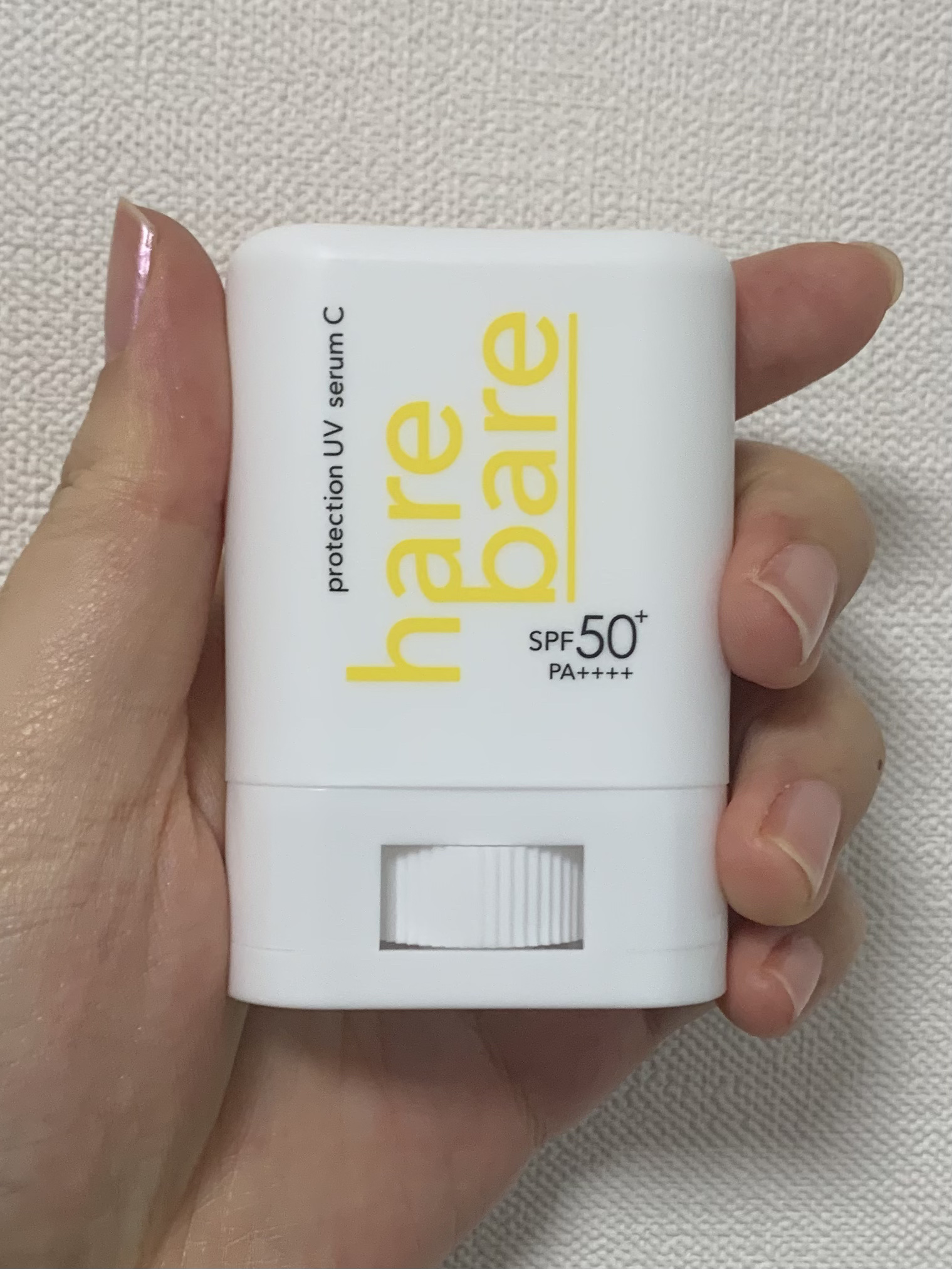 ハレバレ プロテクションUV セラム C スティック/ハレバレ/日焼け止めスティックを使ったクチコミ（3枚目）