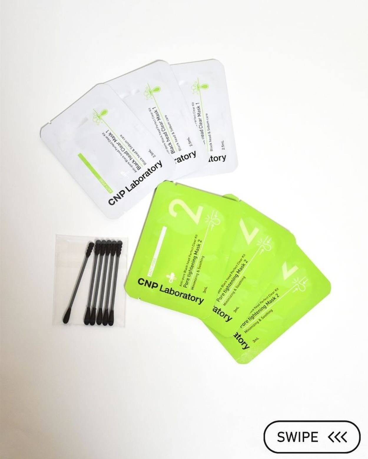 アンチポアブラックヘッドパーフェクトクリアキット/CNP Laboratory/シートマスク・パックを使ったクチコミ（2枚目）