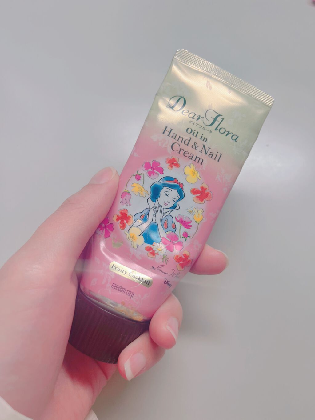 ディアフローラ オイルイン ハンド&ネイルクリーム フルーティカクテル/マンダム/ハンドクリームを使ったクチコミ(2枚目)