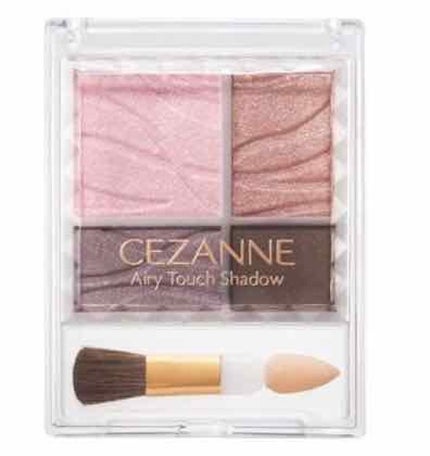 エアリータッチシャドウ/CEZANNE/アイシャドウパレットを使ったクチコミ(1枚目)