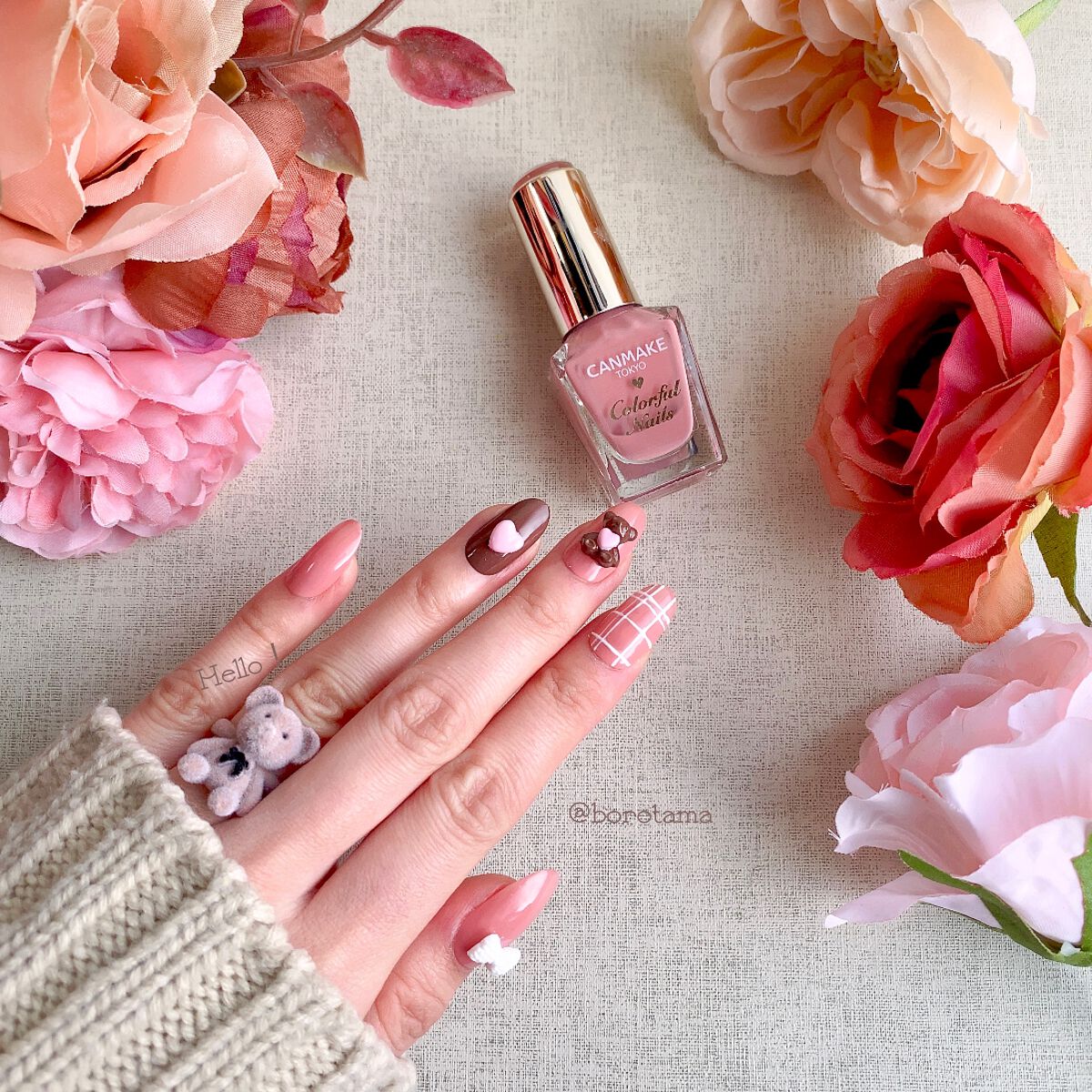 カラフルネイルズ/キャンメイク/マニキュアを使ったクチコミ（2枚目）