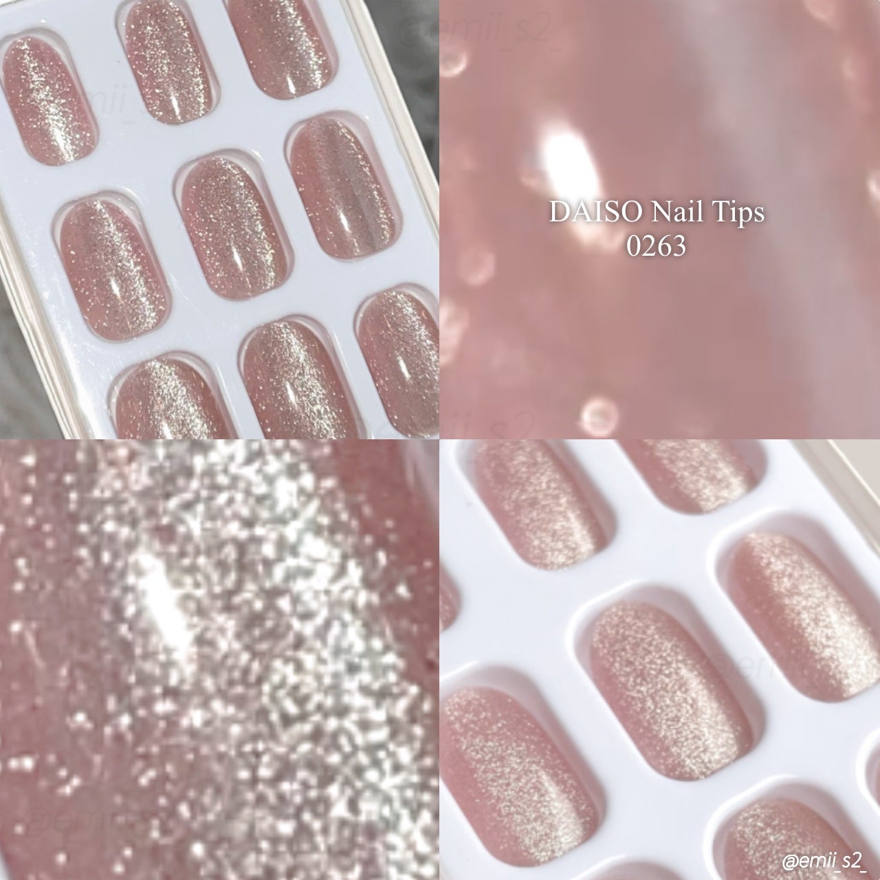 ネイルチップ(ハンド)/DAISO/ネイルチップ・パーツを使ったクチコミ(4枚目)