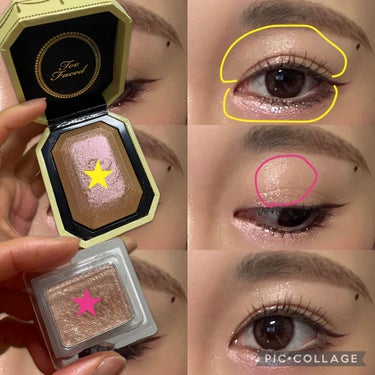 ダイヤモンドライト マルチユース ハイライター カナリー ダイヤモンド/Too Faced/パウダーハイライトを使ったクチコミ（3枚目）