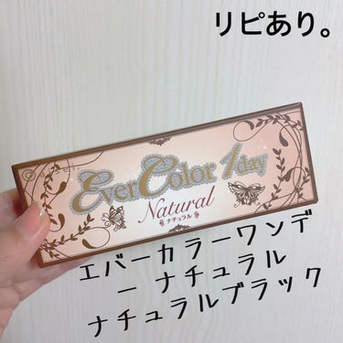 エバーカラーワンデー ナチュラル ナチュラルブラック/エバーカラー/ワンデー（１DAY）カラコンを使ったクチコミ（1枚目）