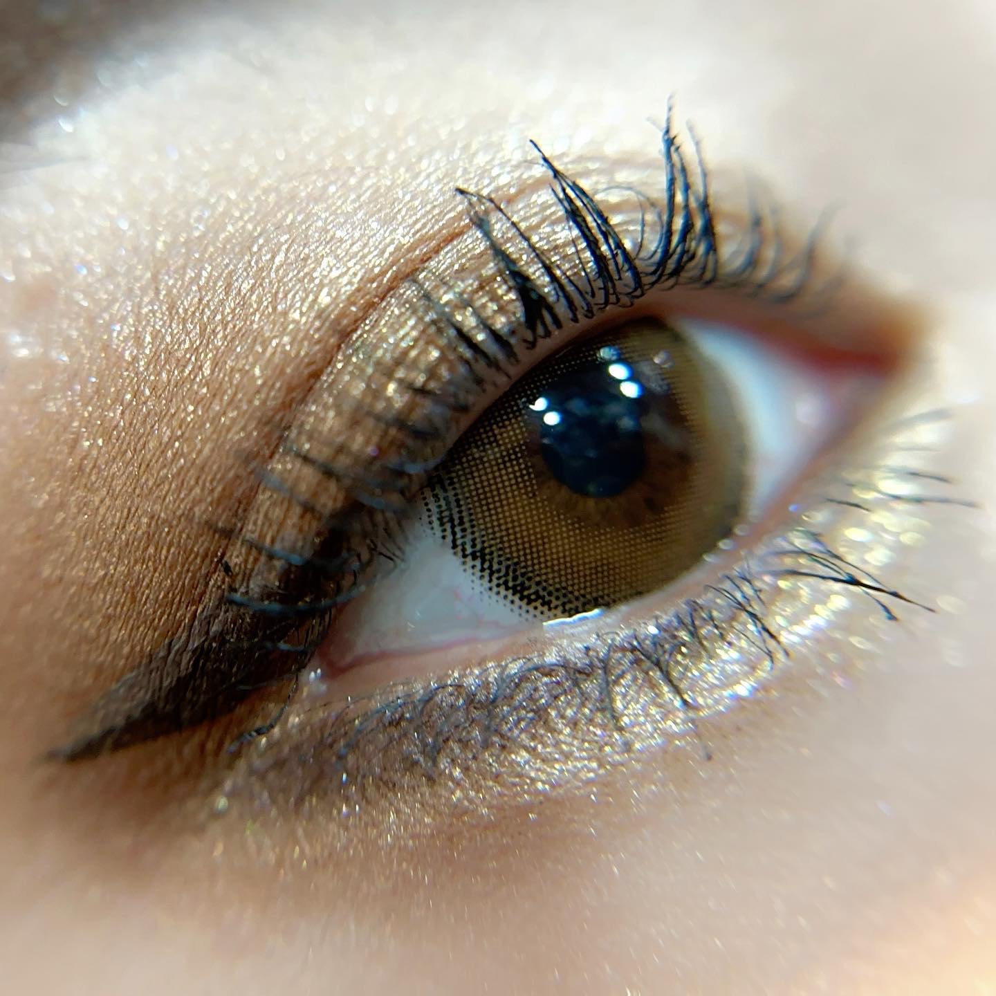 eye closet iDOL Series CANNA ROSE 1day ヌードベージュ/EYE CLOSET/ワンデー（１DAY）カラコンを使ったクチコミ（3枚目）