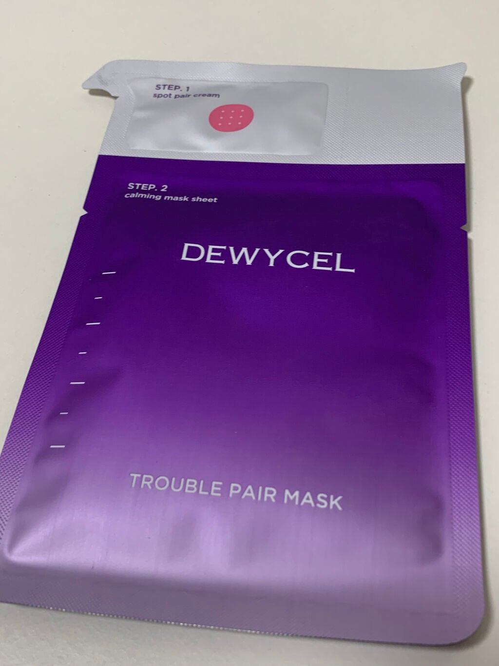 トラブルペアーマスク/DEWYCEL/シートマスク・パックを使ったクチコミ(2枚目)